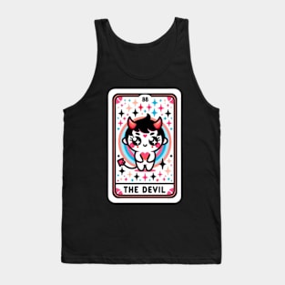 The Devil Tarot Card Kawaii Cute Anime Tank Top